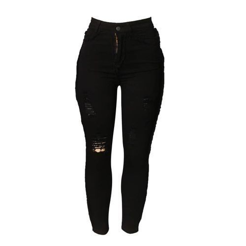 Shop Classy Designed High Waist Jeans - Black | Jumia Uganda