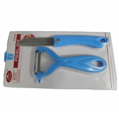 product_image_name-Generic-Fruit Knife,Vegetable, Potato Peeler in Blue - Cutlery Set-2