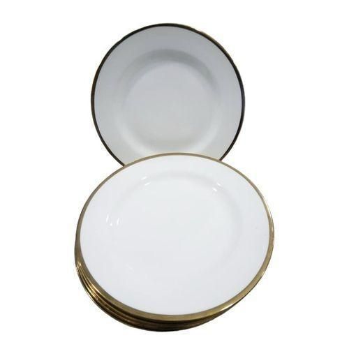 product_image_name-Generic-Ceramic Dinner Plates With Gold Rim-White-1