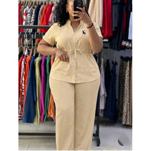 product_image_name-Generic Xim-Design Ladies Two Piece -Blue, Pink, Cream-3