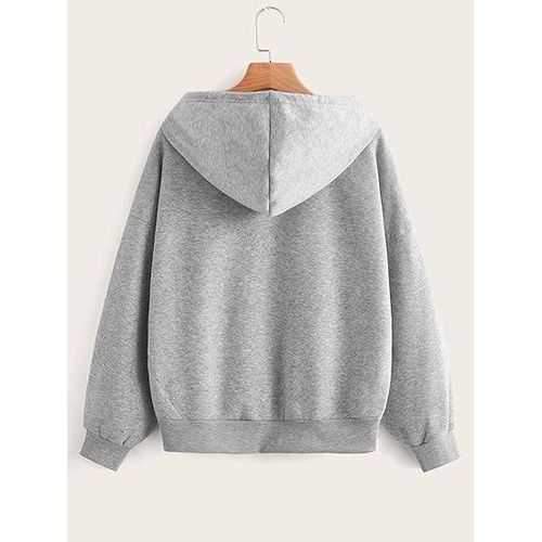 product_image_name-Fashion-Unisex Light Grey Jumper with a Hoodie - Grey-2