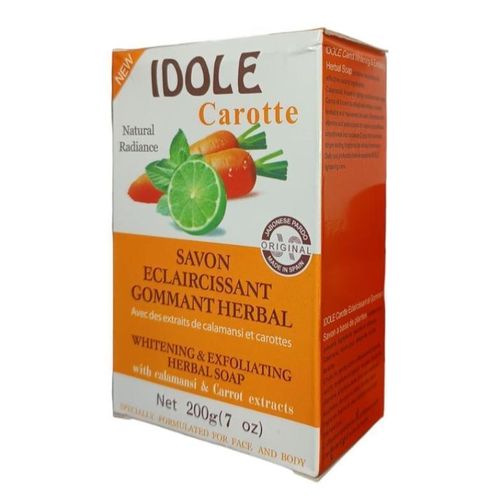 product_image_name-Idole-Carotte  Whitening  & Exfoliating Herbal Soap  with Calamansi & Carrot Extract  -1