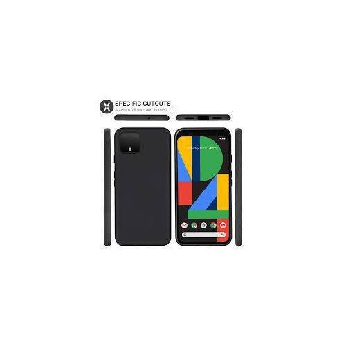 product_image_name-Generic-Google Pixel 3, 3a, 3XL, 3a XL, 4, 4a, 4XL, 4a 5G, 5, 5a 5G Scratch Resistant Soft TPU Back Cover Shockproof Silicone Gel Rubber Bumper Anti-Fingerprints Full-Body Protective Case Cover -Black-8