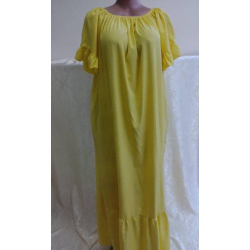product_image_name-Fashion-Free dress - Yellow -1