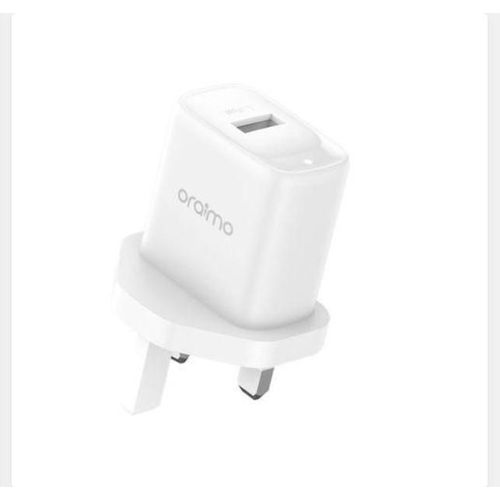 product_image_name-Oraimo-Durable Compact 2A Super FAST Android Charger Type C For Charging & Data Transfer USB Cable Type C - White-2