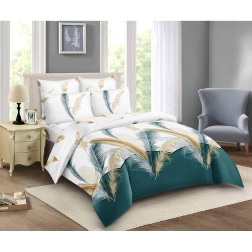 product_image_name-Generic-5*6 Duvet With 1 Bedsheet & 2 Pillowcases- Multicolor-1