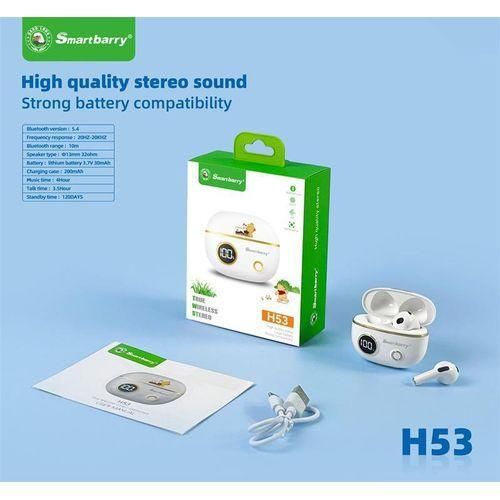 product_image_name-NODIZZ-Local Stock-H53 Bluetooth wireless headphones, TWS stereo earbuds, battery level display charging case, long battery life, touch sensitivity, and ultra-long standby time Pink-5