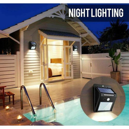 product_image_name-Generic-30 LED Solar Light Wireless Sensor Solar Wall Lamp Waterproof IP65 Outdoor Human Body Sensing Motion courtyard Garden Decoration-6