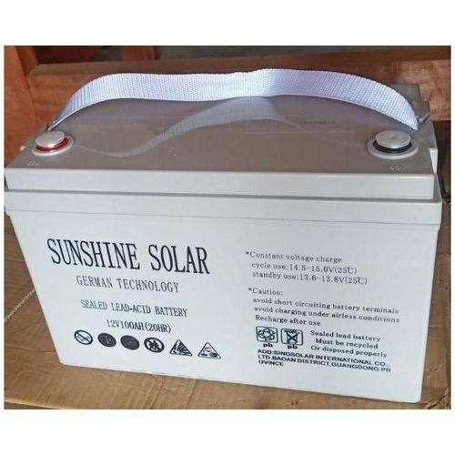 product_image_name-Generic-Sunshine 100amps , 12VOLTAGE 20Hours Deep Cycle Rechargeable Sealed Maintenance -free - Grey-1