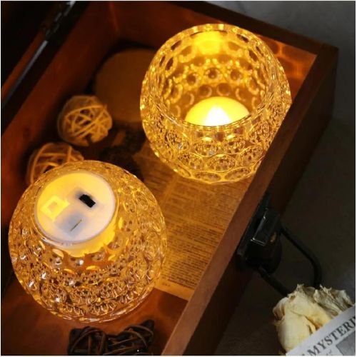 product_image_name-Generic-1Pc Retro Honey Comb Shaped Electronic Candle Decorative Lamp For Room Both Indoor And Outdoor -1