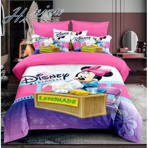 product_image_name-Generic-Disney Mickey Kids Cotton Duvet With 1 Bedsheet & 1 Pillowcase-4*6-1