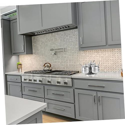 product_image_name-Generic-3 Pieces Sugar Bowl Set With Handle Transparent Lids And Tea Spoons-Silver-5