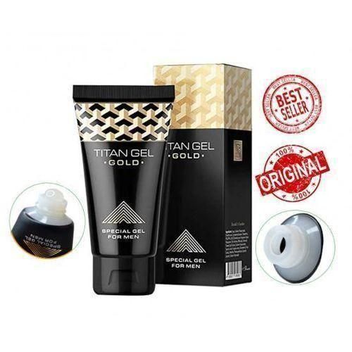 product_image_name-Titan Gel-Gold Original White Neck Special Men Gel For Big Size Long Size And Delay - 50ml-1