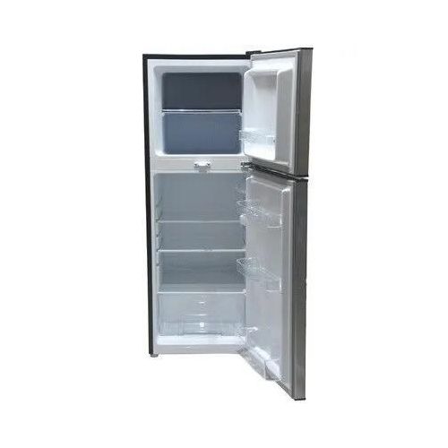 product_image_name-ADH- 168 Liters Double Door Refrigerator Fast Cooling Fridge With Deep Freezer Compartment-Grey/Silver-2