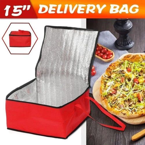 product_image_name-Generic-Insulated Thermal Cooler Bag Cool Lunch Foods Drink Boxes Drink Storage Big Square Chil 40 * 40 * 24CM Pizza Delivery Bags Zip Picnic Tin Foil Food Bags- Multicolor-2