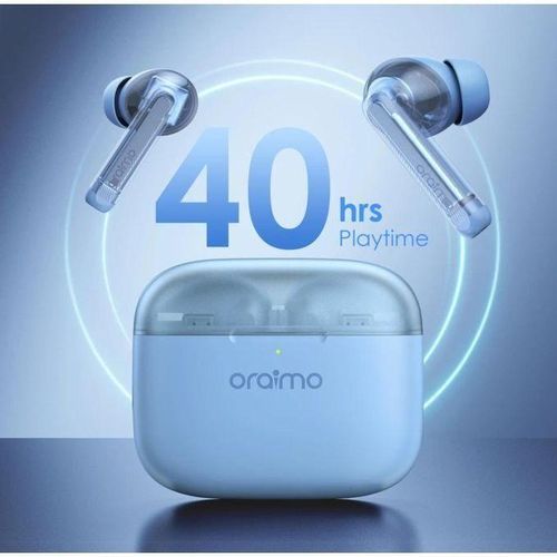 product_image_name-Oraimo-FreePods Lite Wireless Earbuds – 40H Playtime, ENC Mic, Custom EQ via App, Bluetooth 5.3, IPX4 Waterproof – Ice Lake Blue-2