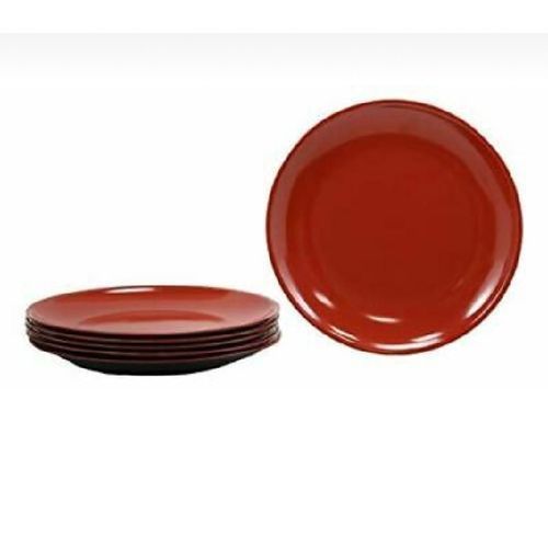 Shop 1 Dozen of Melamine Dinner Plates Red Jumia Uganda