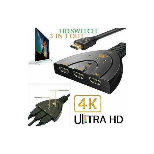 product_image_name-Generic-HDMI Switch 3 in 1 Out, 4K@60hz HDMI Splitter, 3 Way HDMI Switcher Compatible with PS5 Xbox/ Projectors /Laptops-2