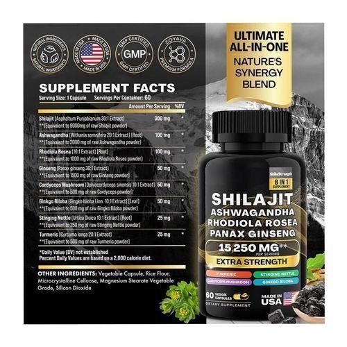product_image_name-PURE SHILAJIT-Capsules With Ashwagandha Ginseng & More Fulvic Acid for Men/Women - 60caps-5
