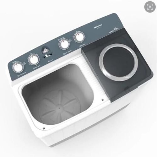 product_image_name-Hisense-14Kg Twin Tub Washing Machine - White-2