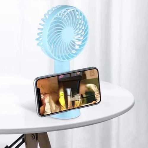 product_image_name-Generic-Handheld Rechargeable Fan - Portable Fan - Multicolor-4