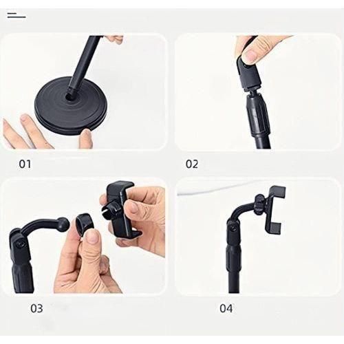 product_image_name-Generic-Adjustable Phone Holder - Black-5