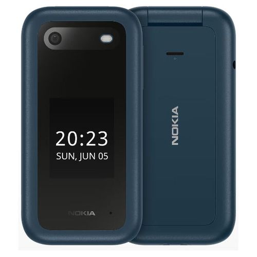 product_image_name-New-NOKIA 2660 Flip 4G l 48MB RAM l 128MB ROM l Strong Network &Battery -Dark blue -2