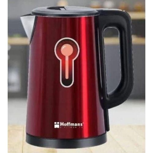 product_image_name-Hoffmans-2.5Ltrs Electric Tea Kettle For Boiling Water Stainless Steel Double Wall Hot Water Boiler With Automatic Shut Off & Boil-Dry Protection - Multicolor-1