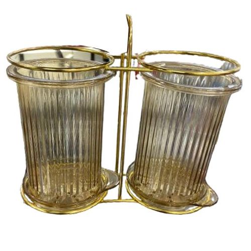 product_image_name-Generic-Cutlery Holder/Organizer Stand - Gold-1