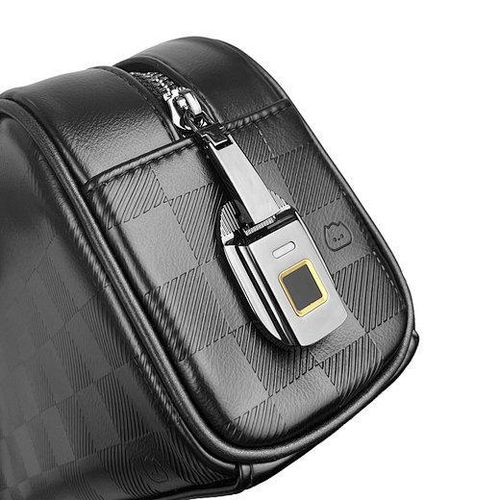 product_image_name-WiWU-Phantom Fingerprint Lock Pouch Pro Travel Organizer Bag, Phantom Fingerprint Lock Pouch pro, Advanced Fingerprint Lock Security, Instant, One-Touch Access, Spacious Dual-Layer Interior, Elegant & Durable PU Leather Design - Black-2