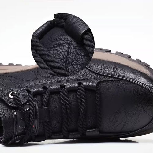 Shop Men's Sneakers Outdoor Hiking Shoes Comfortable - Black | Jumia Uganda