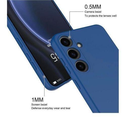 product_image_name-Samsung-Galaxy S24 FE Silicone Case – Soft Shockproof Protective Cover, Smooth Grip, Slim Fit – Blue-1