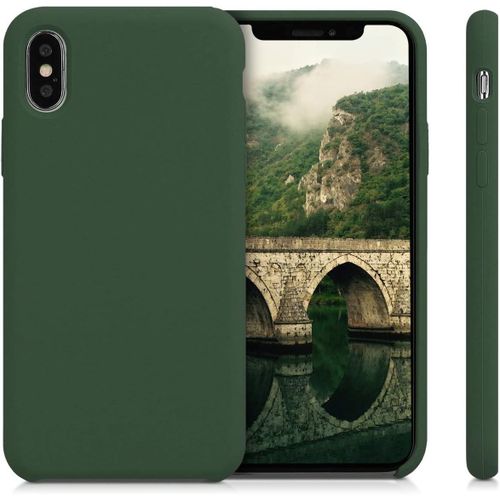 product_image_name-Generic-Iphone XS Silicone Case - Green-4