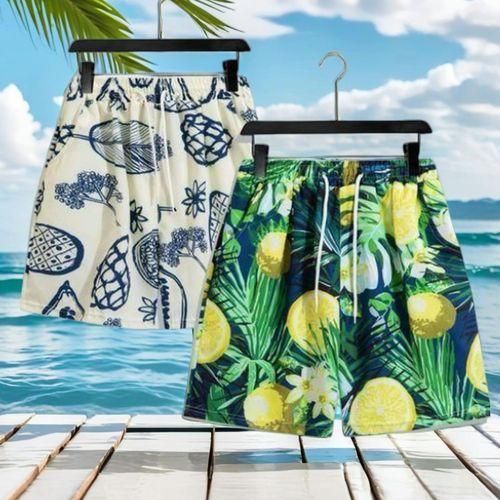 product_image_name-Berrykey-Outdoor Beach Pants Men's Summer Casual Big Shorts Floral Shorts-1