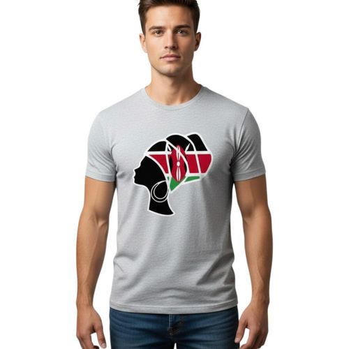 product_image_name-African soul-Cool  Customised T-shirt - Grey -2