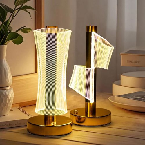 product_image_name-Generic-1Pc Rechargeable Table Lamps - Multi- Designs / Multicolor -3