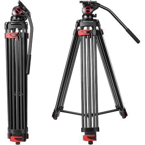 product_image_name-Generic-Video Tripod, Professional Heavy Duty Aluminum Tripod System-1