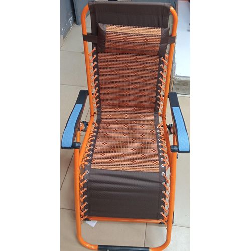 product_image_name-Generic-Adjustable, folding zero gravity lounge chair with a headrest and a woven/textilene seat.Holds up to 200kgs -5