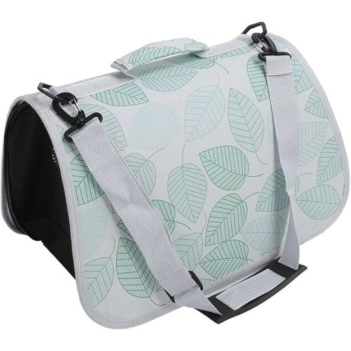 product_image_name-Generic-Cat Carrier Bag, Breathable Mesh Cover Large Capacity PU Leather Pet Sling Carrier Bag, Cat Space Capsule Carrier Portable Cat Carrier Soft Pet Carrier for Cats - Multicolor -6