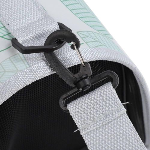product_image_name-Generic-Cat Carrier Bag, Breathable Mesh Cover Large Capacity PU Leather Pet Sling Carrier Bag, Cat Space Capsule Carrier Portable Cat Carrier Soft Pet Carrier for Cats - Multicolor -8