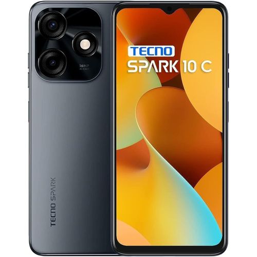 product_image_name-Tecno-Pop 10C 64GB Storage 2GB RAM 6.6" Screen Display 5000mAh Battery - Black-1