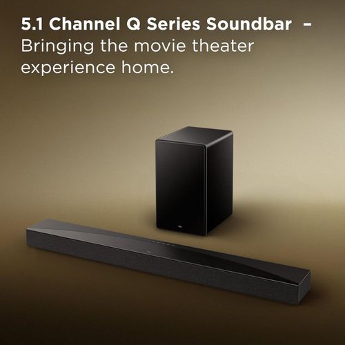 product_image_name-TCL-5.1 Surround Sound Bar with Wireless Subwoofer for Smart TV  Dolby Atmos DTS:X Calibration 580W Power Bluetooth Home Theater Speaker with Bass App Control & Remote Control Q65H  - Black-4