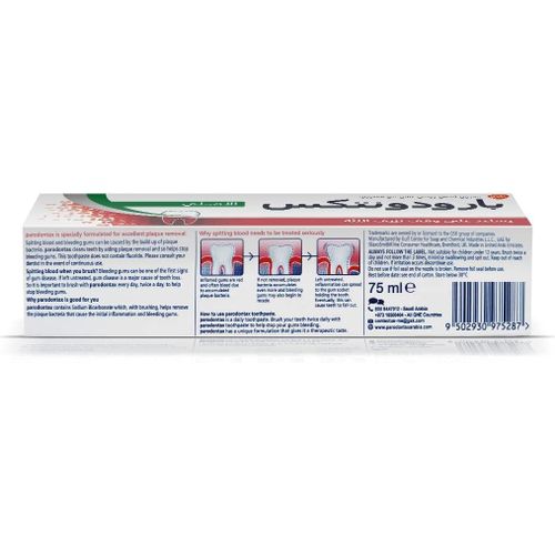 product_image_name-Paradontax-Parodontax Orignal Toothpaste For Bleeding Gums 75ml + FREE 100pcs Dental Floss Picks-6
