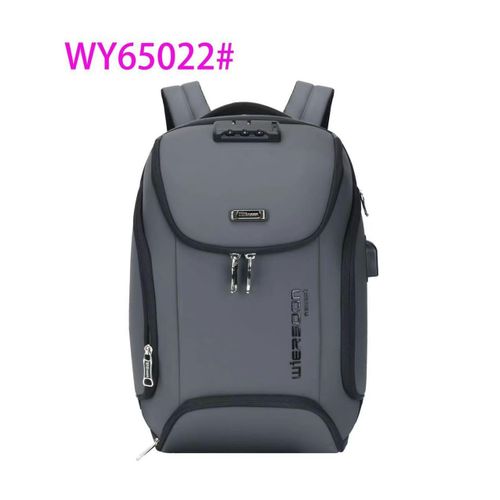 product_image_name-Generic-New Fashionable Multi Pocket Neutral Backpack-Grey-1