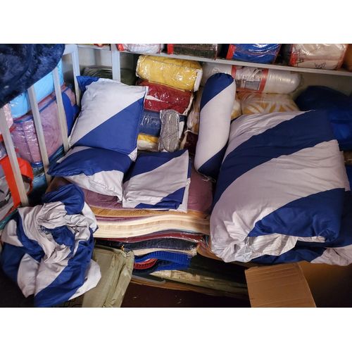 product_image_name-Generic-10pcs Vintage set with 1 duvet with a removable inner, 2 bedsheets, 2cushions, 1 pair of curtains, 1 neckroll and 1 pair of bedroom sandals and 2 Pillowcases-SunMoon Y-4