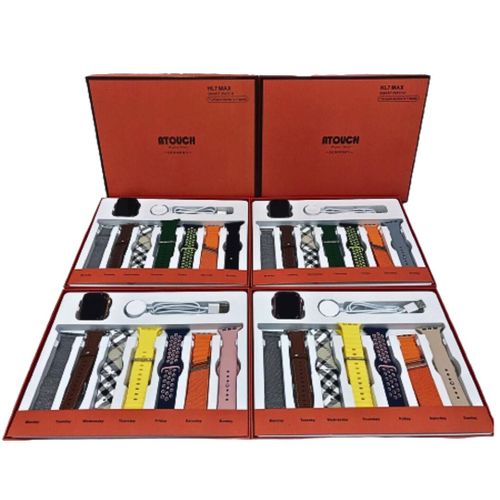 product_image_name-Generic-HL7 Max Bluetooth Wrist Smart Watch With 7 Straps-5