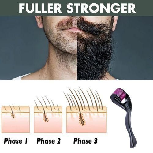 product_image_name-Derma Roller-Micro Needle Beard Growth Hair Growth Anti Wrinkles And Anti-Ageing Device 0.5mm-3