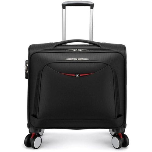 product_image_name-Generic- Soft Sided Laptop Roller Case, Business Trolley Briefcase Suitcase Luggage Bag 32 Liters Roller Case, Laptop Bags & Cases-4