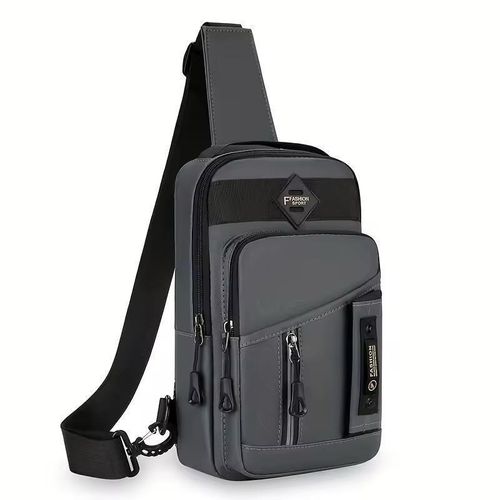 product_image_name-Genetic- Nylon Cross Body Shoulder Bag Multi Pocket Adjustable Strap-1