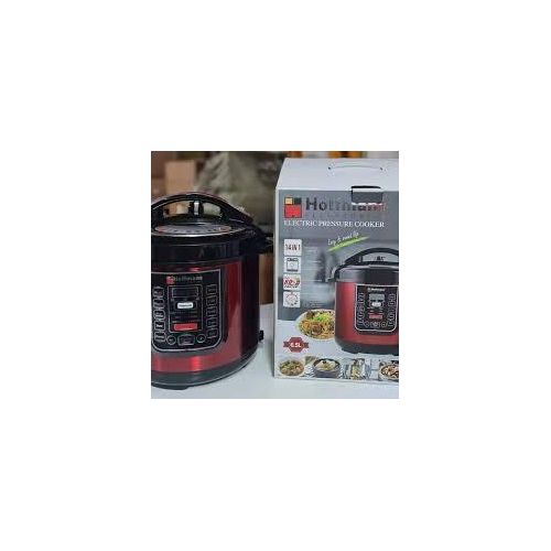 product_image_name-Hoffmans-6.5L Genuine 14 In 1 Digital Electric Pressure Cooker - Red, Silver-2